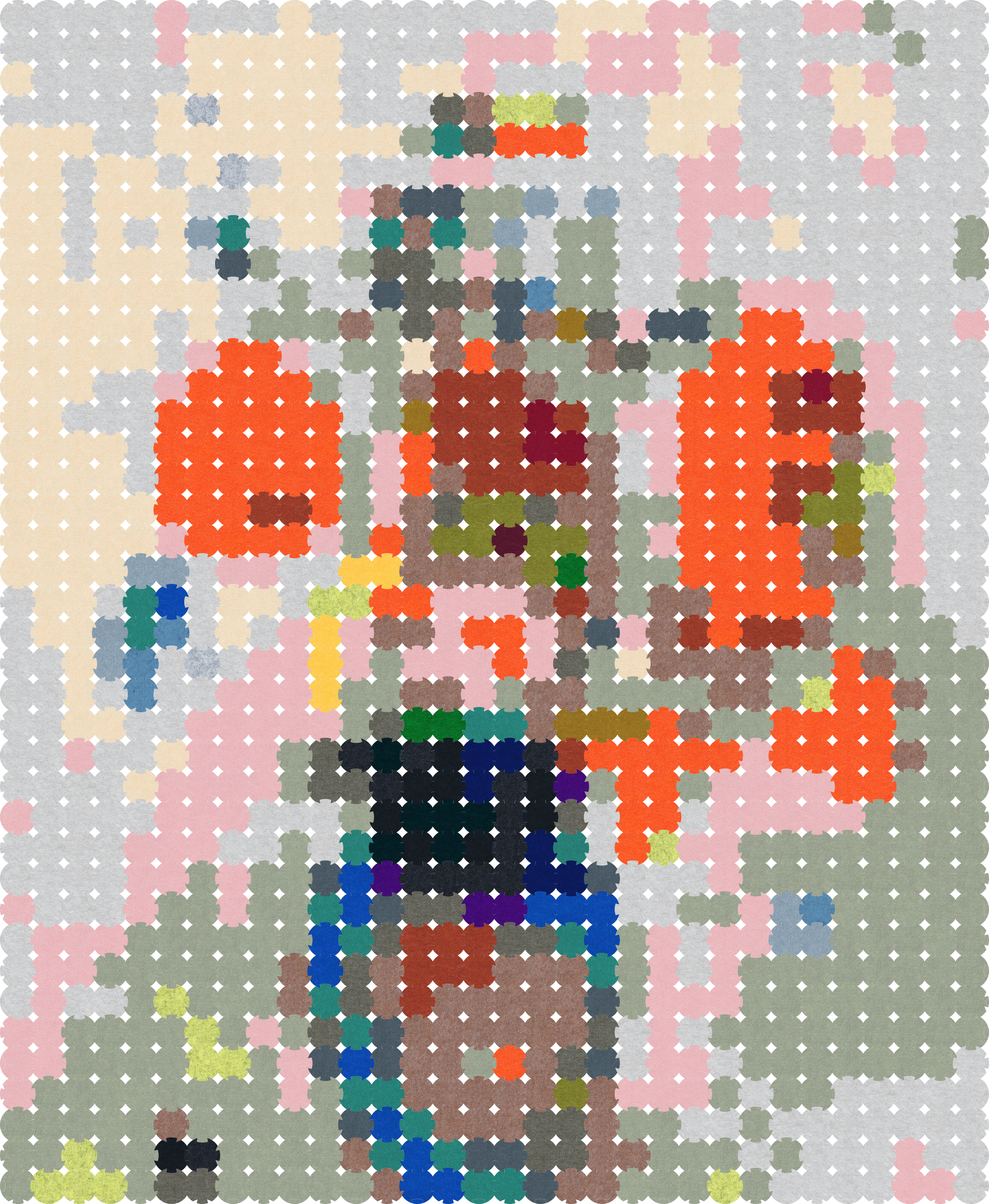 Grote vaas met bloemen